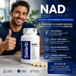 SELERB NAD+ PARA HOMBRE – POTENCIA Y RENDIMIENTO MASCULINO+ ENVÍO GRATIS 📦