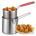 CRISPYCHEF® OLLA FREIDORA CON CESTO DE ACERO INOXIDABLE  -  ¡FRÍE CON PRECISIÓN Y LIMPIEZA TOTAL+ ENVÍO GRATIS 📦